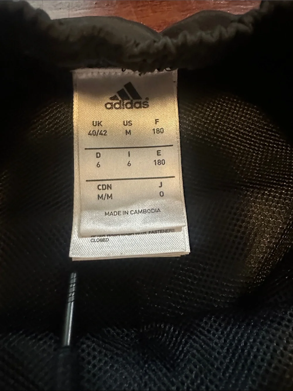 adidas Black Track Jacket and Pants with Yellow Trim, Men’s Medium